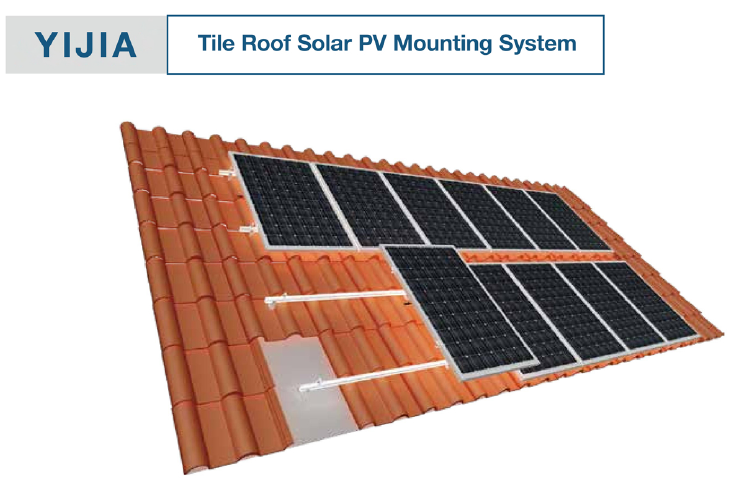 Tile Roof Solar PV Mounting System
